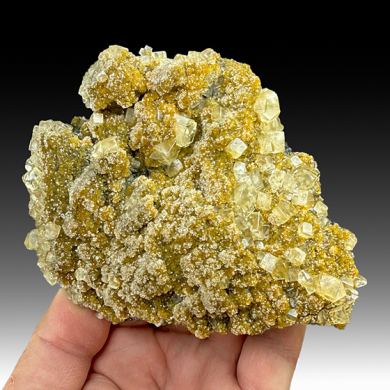 Stilbite with Calcite