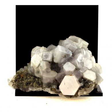 Calcite, Pyrite, Fluorite.