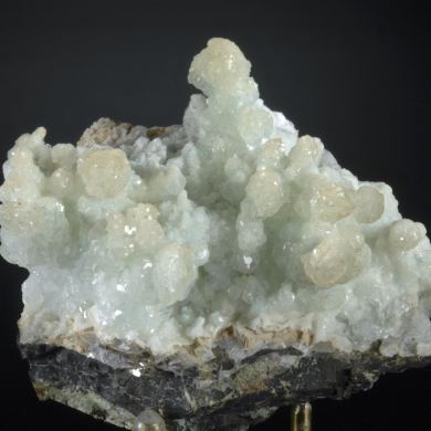 Quartz on Calcite on Aurichalcite