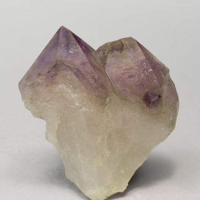 Quartz (variety amethyst) with Microcline