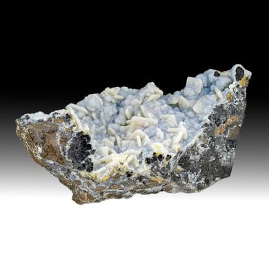 Wulfenite with Quartz