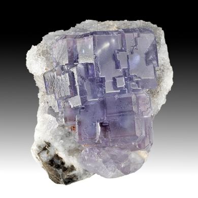 Fluorite with Quartz