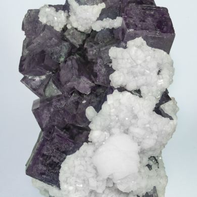 Fluorite with Calcite