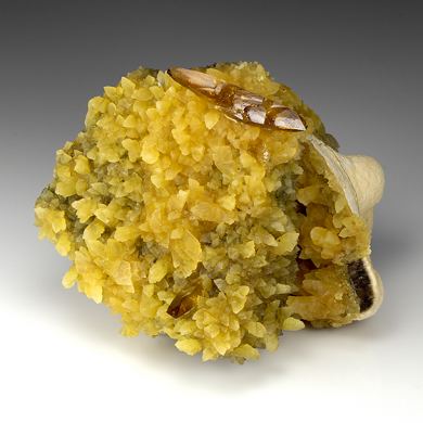 Barite with Calcite