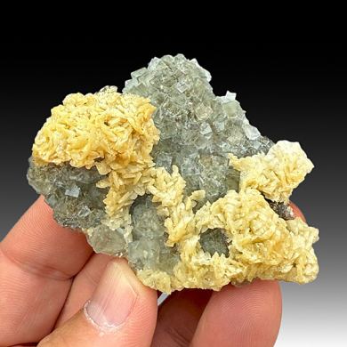 Fluorite with Dolomite, Galena