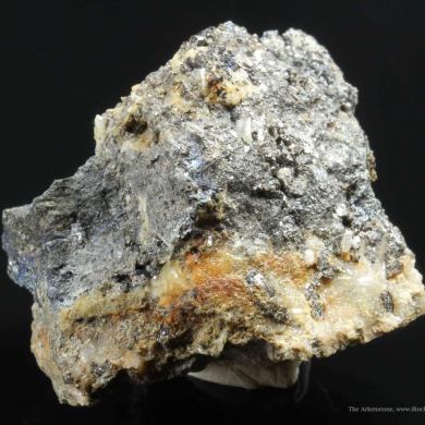 Semseyite Intergrown With Sphalerite