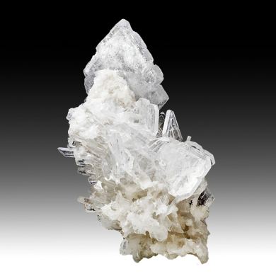 Barite with Quartz