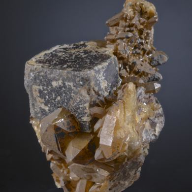 Fluorite, Quartz and Siderite