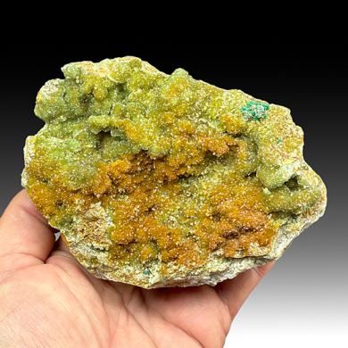 Smithsonite with Malachite