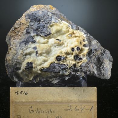 Gibbsite- type locale, historic specimen