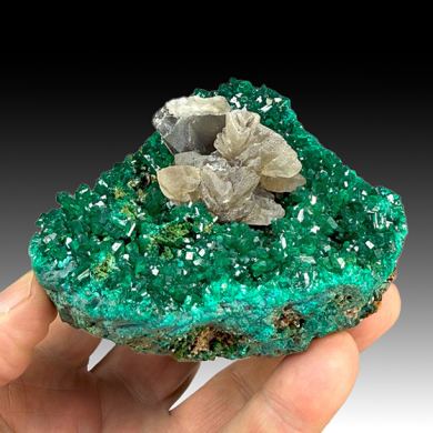 Cerussite with Dioptase