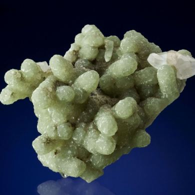 Prehnite Cast After Anhydrite With Calcite