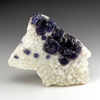 Fluorite with Quartz