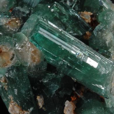 Elbaite on Lepidolite