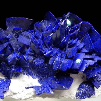 Azurite with Malachite