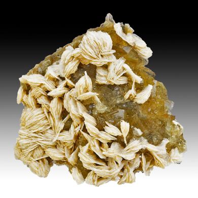 Barite with Fluorite