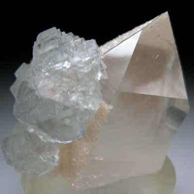 Fluorite with Quartz
