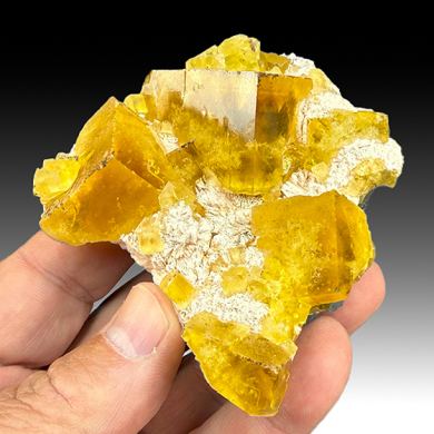 Fluorite with Barite