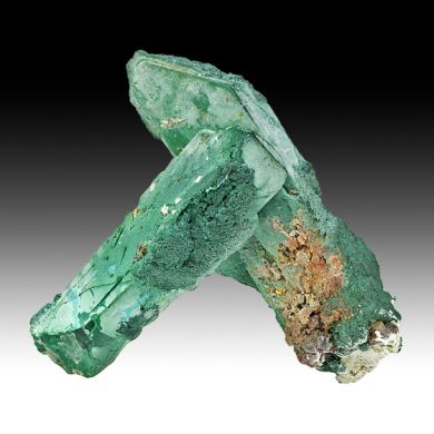 Malachite after Azurite
