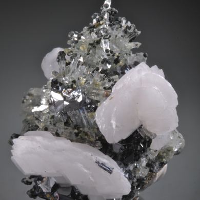 Calcite with Sphalerite and Quartz etc.