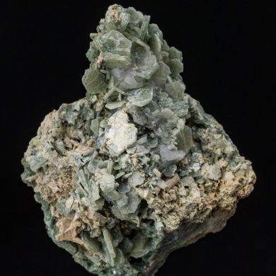 Clintonite, Anorthite, Calcite