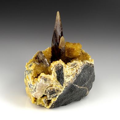 Barite with Calcite