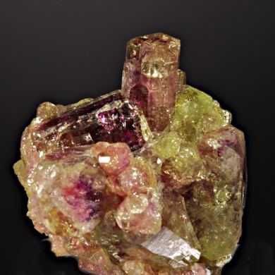 Vesuvianite - purple phantom