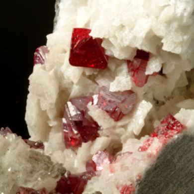 Cinnabar on Dolomite