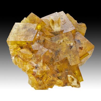 Fluorite with Barite