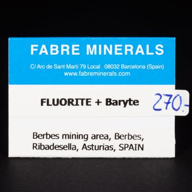 Fluorite with Baryte