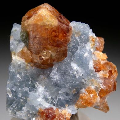 Grossular on Calcite