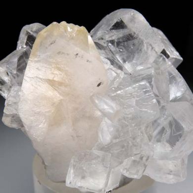 Fluorite with Calcite