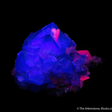 Fluorite with Calcite