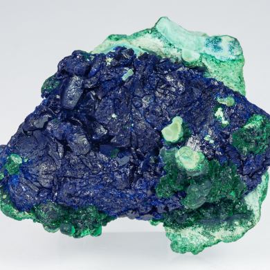 Azurite with Malachite and Chrysocolla
