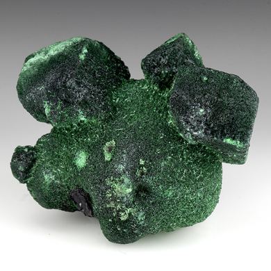 Malachite after Azurite