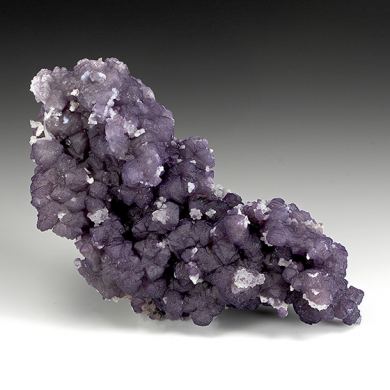 Fluorite on Quartz after Calcite