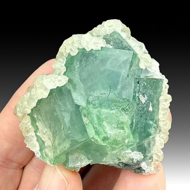Fluorite with Calcite