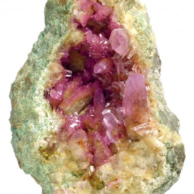 Roselite, calcite