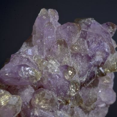 Vesuvianite - bicolor gemmy crystals