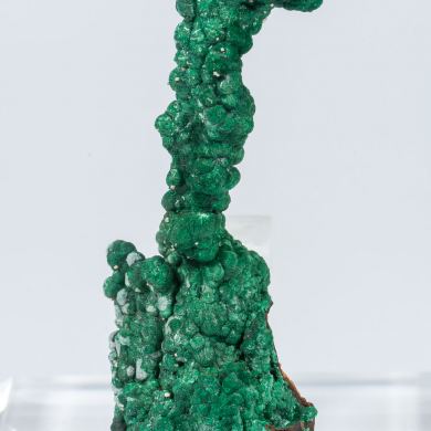 Malachite with Calcite and Cerussite