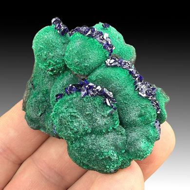 Malachite with Azurite