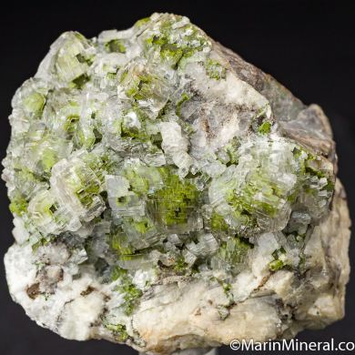Duftite in Calcite
