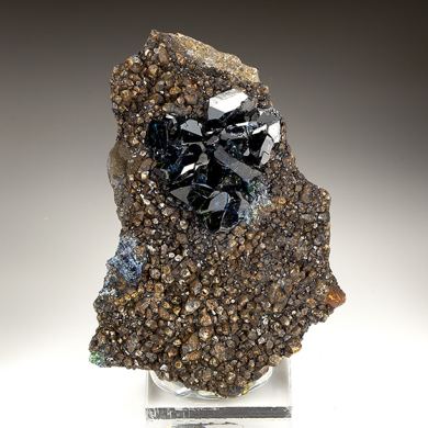 Lazulite with Siderite