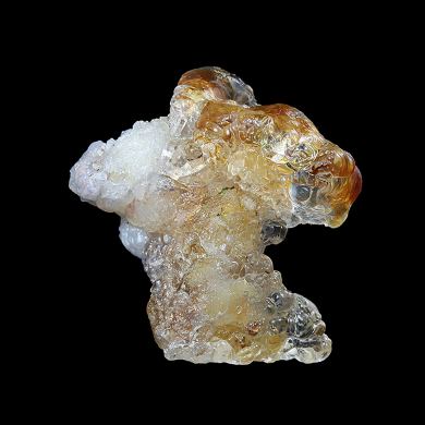 Opale / (variété - « Opal-AN ») / (variété - « Opale Hyalite ») / (« Opale vaisseau sanguin ») / Localité - San Luis Potosi, Mexique