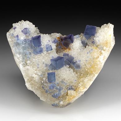 Fluorite with Quartz