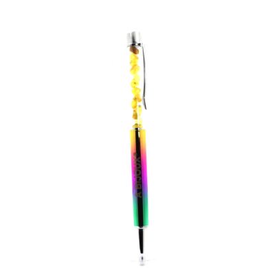 Raw yellow Opal mineral pen Australia.