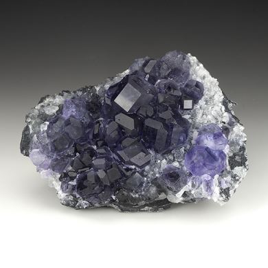 Fluorite with Quartz