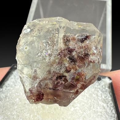 Quartz with Axinite inclusions