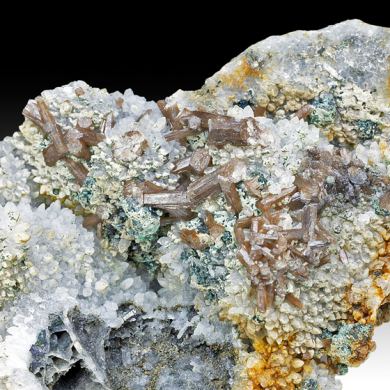 Pyromorphite with Quartz