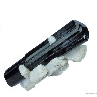 Tourmaline Var. Schorl With Albite